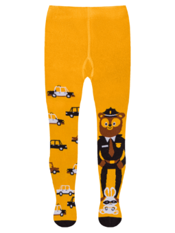 Collants rigolos pour enfants L'ours policier