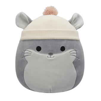 SQUISHMALLOWS Činčila s čepicí – Camilo, 20 cm