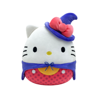 Peluche Squishmallows de 20 cm Bonjour chaton d'Halloween - Bonjour chaton
