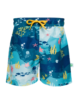 Veselé chlapčenské plavkové šortky Koralový svet