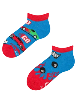 Socquettes rigolotes pour enfants Voitures rapides