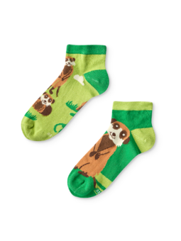Socquettes rigolotes pour enfants Suricates