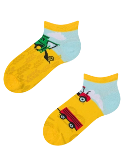 Socquettes rigolotes pour enfants Tracteur