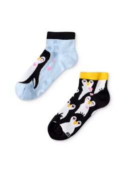 Socquettes rigolotes pour enfants Manchot d’hiver