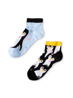 Socquettes rigolotes pour enfants Manchot d’hiver