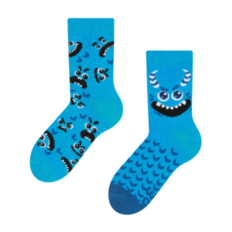 Chaussettes rigolotes pour enfants Petit monstre
