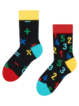 Chaussettes rigolotes pour enfants Nombres