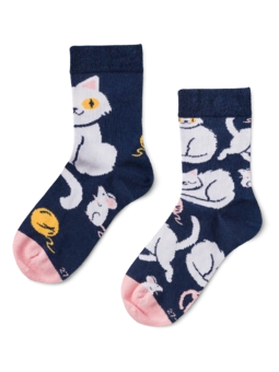 Chaussettes rigolotes pour enfants Chaton ludique