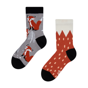Chaussettes rigolotes pour enfants Renard