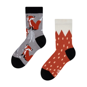 Chaussettes rigolotes pour enfants Renard