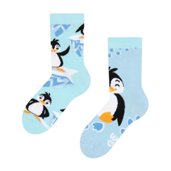 Chaussettes rigolotes pour enfants Manchot joyeux