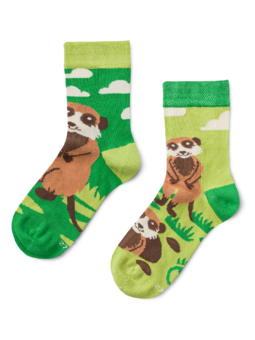Chaussettes rigolotes pour enfants Suricates