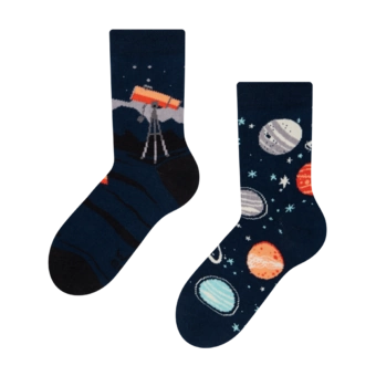 Chaussettes rigolotes pour enfants Univers