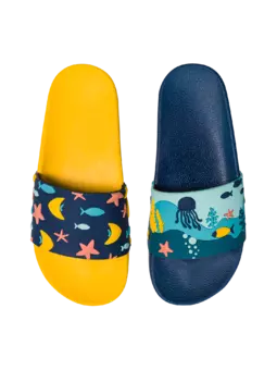 Sandales rigolotes pour enfants Monde des coraux