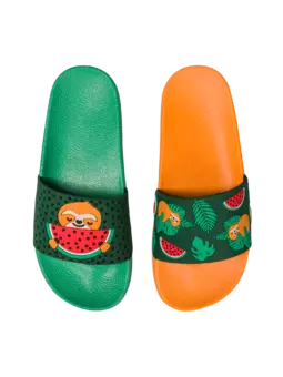 Sandales rigolotes pour enfants Ambiance de la plage