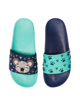 Sandales rigolotes pour enfants Koala heureux
