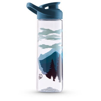Gourde d’eau rigolote de 700 ml Montagnes du matin