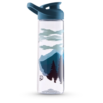 Gourde d’eau rigolote de 700 ml Montagnes du matin