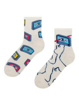 Chaussettes mi-mollet rigolotes Cassettes