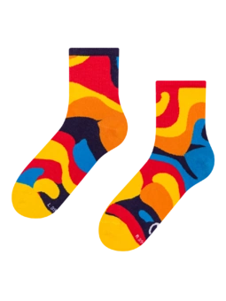 Chaussettes mi-mollet rigolotes Lava