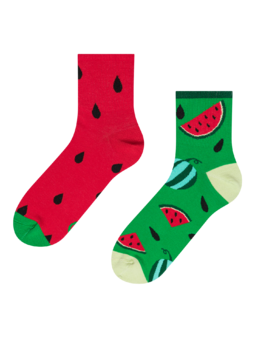 Vrolijke crew-sokken Watermeloen