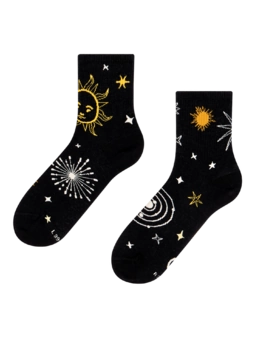 Chaussettes mi-mollet rigolotes Ciel des signes du zodiaque