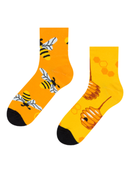 Veselé lýtkové ponožky Usilovné včely