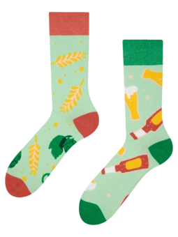 Chaussettes rigolotes Bière et houblon