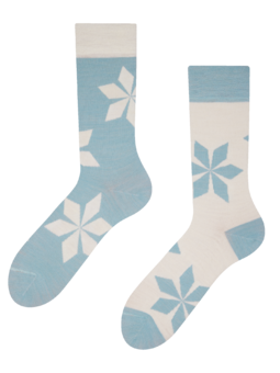Veselé vlněné ponožky Čas sněhu