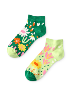 Socquettes rigolotes Jardin de fleurs