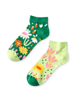 Socquettes rigolotes Jardin de fleurs