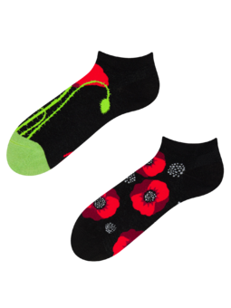 Socquettes rigolotes Coquelicot