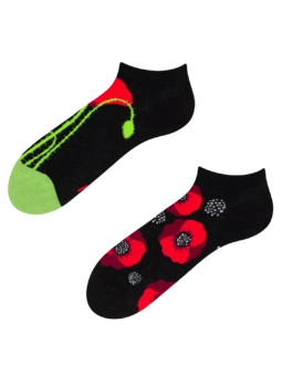 Socquettes rigolotes Coquelicot