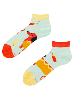 Socquettes rigolotes Hotdog