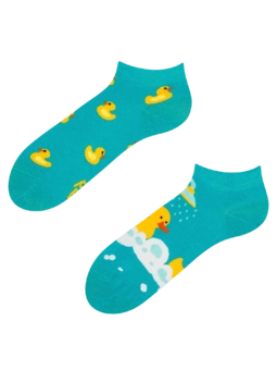 Veselé kotníkové ponožky Kačenky