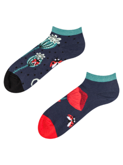 Socquettes rigolotes Coccinelles et fleurs de pavot