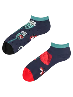 Socquettes rigolotes Coccinelles et fleurs de pavot