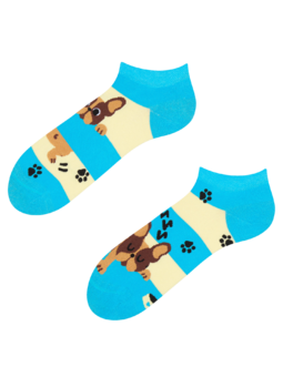 Socquettes rigolotes Chiens et rayures