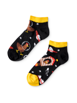 Socquettes rigolotes Poule astronaute