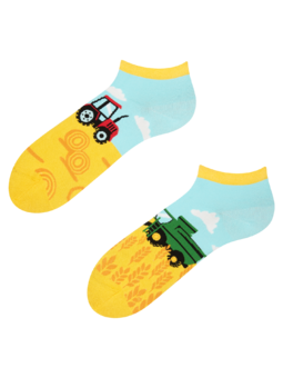Socquettes rigolotes Tracteur
