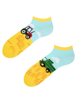 Socquettes rigolotes Tracteur