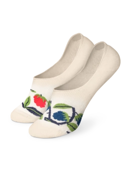 Chaussettes invisibles rigolotes Framboises