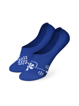 Chaussettes invisibles rigolotes Cyanotype