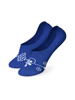 Chaussettes invisibles rigolotes Cyanotype