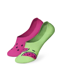 Chaussettes invisibles rigolotes Pastèque juteuse