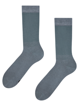 Antracitovo sivé bambusové ponožky Komfort