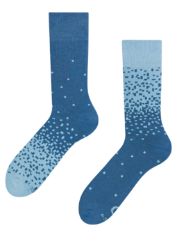Chaussettes chaudes bleu glacé