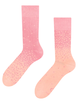 Chaussettes chaudes Pêche et rose