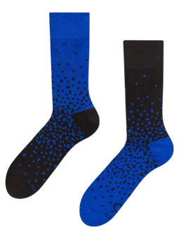 Chaussettes chaudes bleues et noires