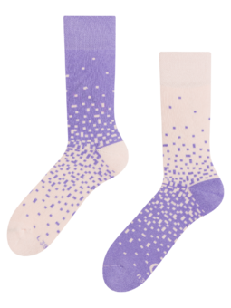 Chaussettes chaudes violet clair